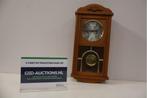 Vintage Regulateur Wandklok met Slagwerk van Pine Clocks, Antiek en Kunst, Antiek | Klokken, Ophalen of Verzenden