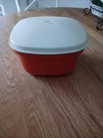 Tupperware oranje serveerwonder met vergiet, Huis en Inrichting, Keuken | Tupperware, Ophalen of Verzenden, Gebruikt, Oranje