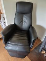 Prachtige lederen relaxfauteuil (electrisch verstelbaar), Ophalen, Zo goed als nieuw, 75 tot 100 cm, 50 tot 75 cm