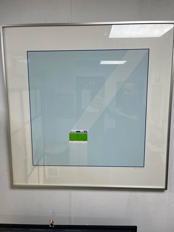 Han Jansen - Zeefdruk "Uitgelicht" 1972, Antiek en Kunst, Kunst | Litho's en Zeefdrukken, Ophalen of Verzenden