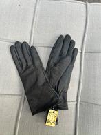 NIEUW MET KAARTJES ECHT LEREN GRIJZE HANDSCHOENEN MAAT L, Ophalen of Verzenden, Nieuw, Maat 42/44 (L), Handschoenen