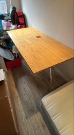 IKEA Bureau/Tafel op Schragen, Ophalen, Gebruikt, 100 tot 150 cm, Tot twee personen