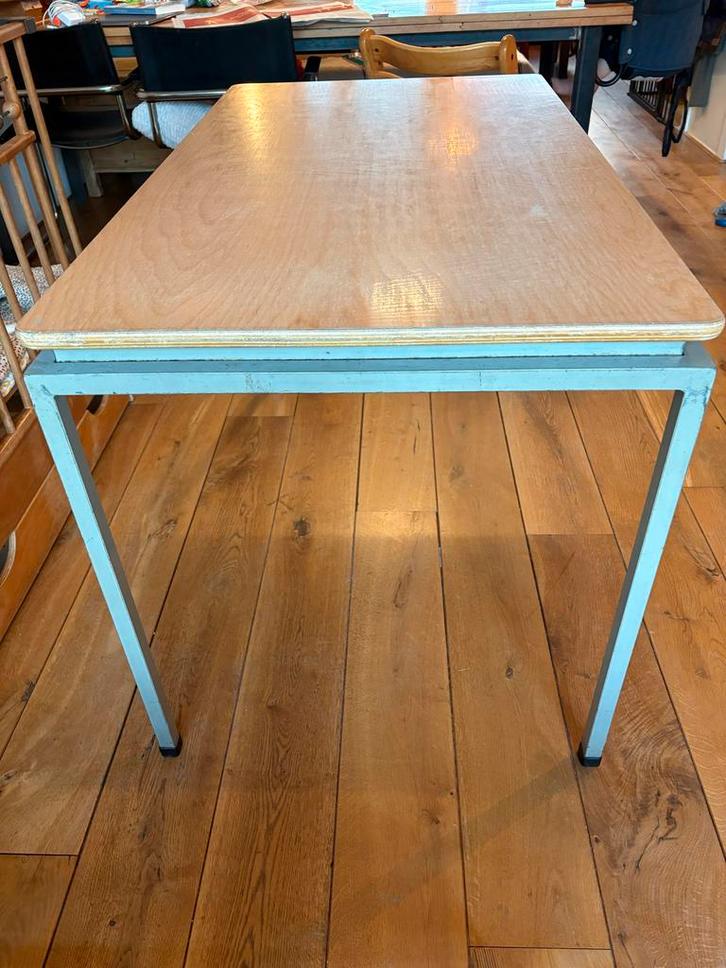 Industriële Tafel Bureau, Huis en Inrichting, Tafels | Eettafels, Gebruikt, 50 tot 100 cm, 100 tot 150 cm, tot twee personen, Rechthoekig
