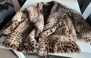 Zara tijgerprint maat L teddy beer winter jas bruin jassen beschikbaar voor biedingen