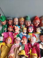 Zeer grote set poppenkast poppen met poppenkast, Ophalen of Verzenden, Gebruikt, Overige typen