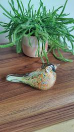 Twee glazen beeldjes vogels – kleuraccent binnen, Ophalen, Zo goed als nieuw, Dier