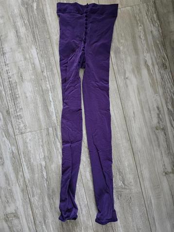 @ Paarse legging met sierrandje maat s beschikbaar voor biedingen