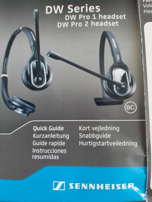 Te koop: headset / koptelefoon Sennheiser DW Pro2 ML, Audio, Tv en Foto, Koptelefoons, Nieuw, Op oor (supra aural), Overige merken