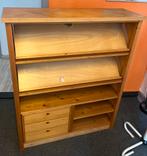 Massief houten kast met lades en rolluiken, Huis en Inrichting, Kasten | Ladekasten, Gebruikt, 100 tot 150 cm, Ophalen of Verzenden