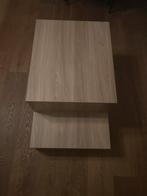 Houten Salontafel met Opbergvak van Ikea, Huis en Inrichting, Tafels | Salontafels, Ophalen, 50 tot 100 cm, Zo goed als nieuw