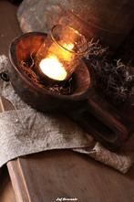 Sobere houten schaal / trog Sobere houten schaal / trog, Www.jufbrocante.nl, Www.jufbrocante.nl, Nieuw, Ophalen of Verzenden