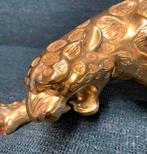 Panter schitterende grote gouden Hollywood Regency panter., Ophalen of Verzenden
