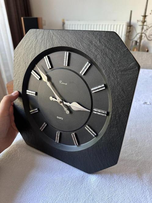 Vintage Vaerst Leisteen Wandklok, Huis en Inrichting, Woonaccessoires | Klokken, Zo goed als nieuw, Wandklok, Analoog, Ophalen of Verzenden