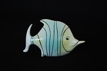 Porselein Art Deco Vis 3 stuks Vintage Stilistisch 1960's beschikbaar voor biedingen