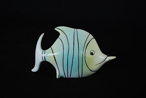 Porselein Art Deco Vis 3 stuks Vintage Stilistisch 1960's, Antiek en Kunst, Curiosa en Brocante, Ophalen of Verzenden