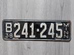 Kentekenplaat 1938 Minnesota USA Nummerplaat Nummerbord, Verzamelen, Ophalen of Verzenden, Gebruikt, Auto's