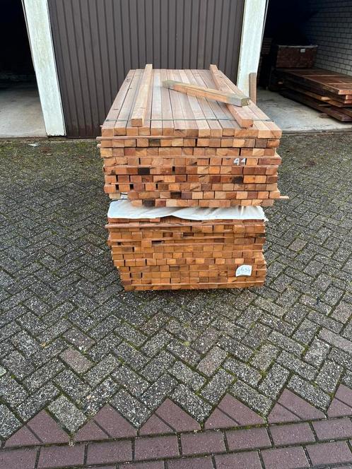 Hardhouten onderbalken 4x6, Tuin en Terras, Palen, Balken en Planken, Ophalen of Verzenden