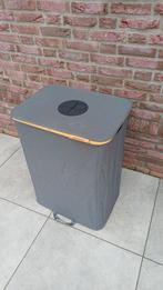 Prullenbak Statiegeld flessen verzamelbak 135Liter Leigrijs, Overige materialen, Met pedaal, 50 tot 75 cm, Nieuw