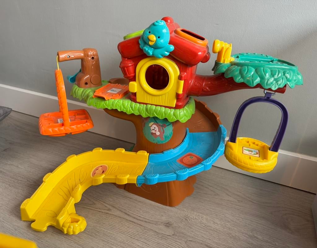 Zoef zoef dieren boomhut en hondenhok, Kinderen en Baby's, Speelgoed | Vtech, Ophalen, Gebruikt, 6 maanden tot 2 jaar