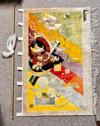 Handgeknoopt Zijden Wandkleed - Kandinsky Stijl, Antiek en Kunst, Ophalen