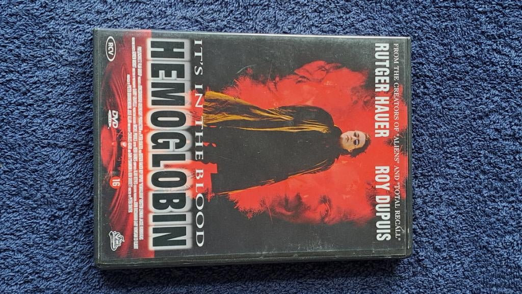 Hemoglobin "Rutger Hauer", Cd's en Dvd's, Dvd's | Horror, Zo goed als nieuw, Overige genres, Alle leeftijden, Ophalen of Verzenden