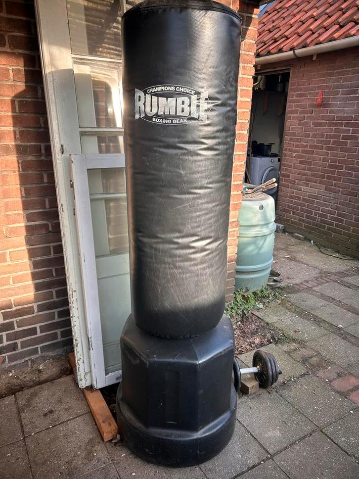 Rumble Staande Bokszak, Sport en Fitness, Boksen, Gebruikt, Bokszak, Ophalen