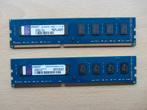 2x Kingston 4GB PC3-12800 DDR3-1600MHz ECC Unbuffered CL11, Server, DDR3, Ophalen of Verzenden, 4 GB
