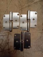 Rvs scharnieren paumelle 80mm, Ophalen of Verzenden, Nieuw, Rvs, Scharnier