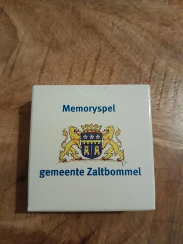 Memoryspel Gemeente Zaltbommel beschikbaar voor biedingen