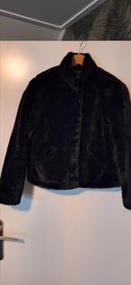 Leuk zwart bontjasje van de Only, Ophalen, Zo goed als nieuw, Maat 34 (XS) of kleiner, Zwart