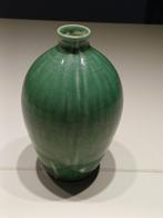 Prachtig vintage vaasje bol 18X 12 cm, Nieuw, Ophalen of Verzenden, Glas, Minder dan 50 cm