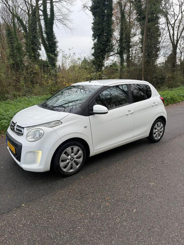 Citroën C1 1.2 VTI 82PK 5-DRS 2015 Wit AIRCO LED Elek. ramen, Auto's, Citroën, Particulier, C1, ABS, Airbags, Bluetooth, Boordcomputer