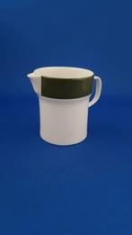 Melitta melkkannetje wit en groen, retro. 7,5 cm. 5A29, Ophalen of Verzenden