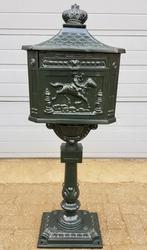Nieuwe klassieke groenen brievenbus vrijstaand postbus, Verzenden, Nieuw, Aluminium, Staande brievenbus
