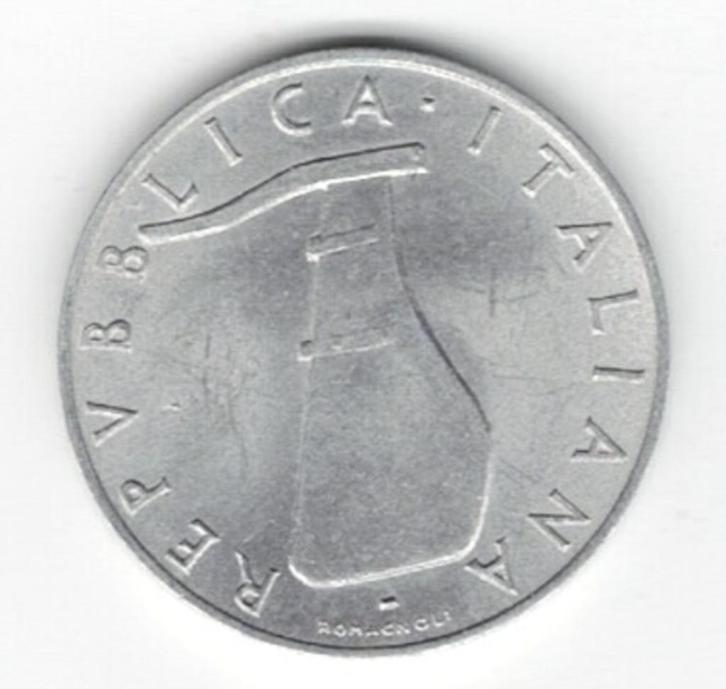 25-2025 Italie 5 lire 1953, Postzegels en Munten, Munten | Europa | Niet-Euromunten, Losse munt, Italië, Verzenden