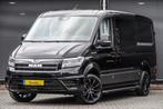 MAN TGE 35 | 177Pk Aut. 3.180 | L3H2 | Dubbel Cabine | 5-Per, Auto's, Bestelauto's, 12 maanden, Stof, Gebruikt, Zwart