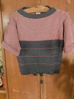 Vintage Gestreepte Top, Maat 38/40 (M), Ophalen of Verzenden, Korte mouw, Gedragen