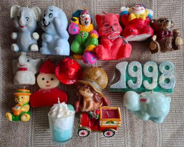 15 verschillende figuurkaarsjes. beschikbaar voor biedingen