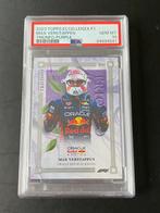 2023 Topps Eccellenza F1 Max Verstappen purple /25 PSA 10, Nieuw, Ophalen of Verzenden, Stickers en Plaatjes