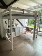 Flexa 2 persoons hoogslaper (massief hout) zo goed als nieuw, Ophalen, Hoogslaper, Tweepersoons, Zo goed als nieuw
