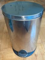 Prullenbak 45 l rvs vuilnisemmer 348h x 35b ikea a ovaal 15e, Huis en Inrichting, Woonaccessoires | Prullenbakken, Ophalen, Zo goed als nieuw