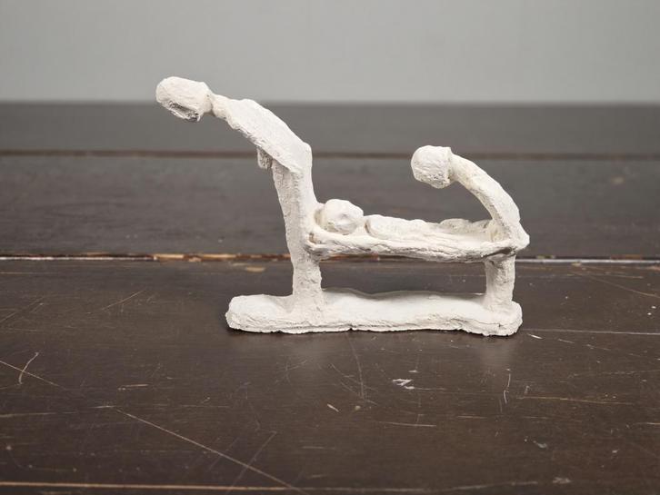 5. Uniek Beeld 'Brancard'  Expressief Handgemaakt Kunstwerk, Antiek en Kunst, Kunst | Beelden en Houtsnijwerken