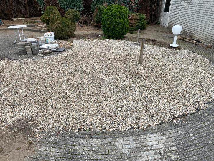 Siergrind - Wit/Beige/Grijs  GRATIS!!*, Tuin en Terras, Grind, Keien en Split, Gebruikt, Wit, Overige materialen, Ophalen