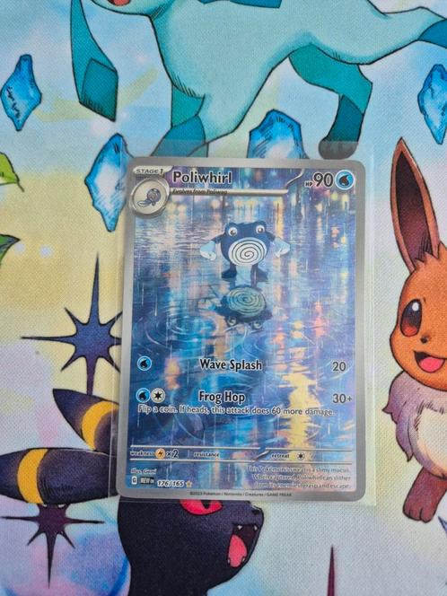 Poliwhirl 176/165  151, Hobby en Vrije tijd, Verzamelkaartspellen | Pokémon, Nieuw, Losse kaart, Ophalen of Verzenden