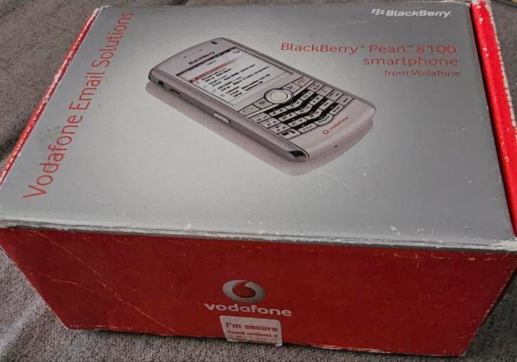 BlackBerry Pearl 8100 - Vodafone - In Doos!, Telecommunicatie, Mobiele telefoons | Blackberry, Zo goed als nieuw, Zonder abonnement