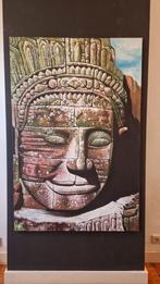 Buddha schilderij groen, Antiek en Kunst, Ophalen