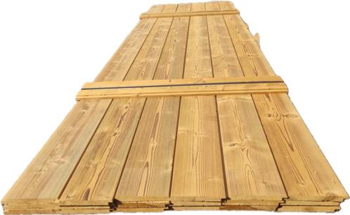 11 m2 halfhoutse velling delen - geborsteld - nr: tp47, Tuin en Terras, Palen, Balken en Planken, Nieuw, Planken, 250 cm of meer