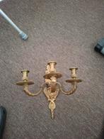 Wandkandelaar.  Brons, Ophalen of Verzenden, Koper of Brons