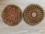2 Vintage pannen onderzetters, Ophalen of Verzenden