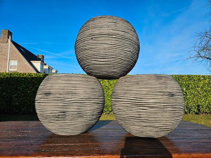 NIEUWE Capi bloembak ronde bloempot tuin, Tuin en Terras, Bloembakken en Plantenbakken, Nieuw, Kunststof, Binnen, Balkon, Tuin